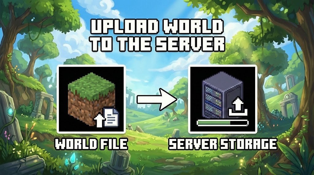 Upload Singleplayer World on Hytale Server